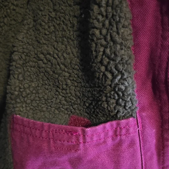 Carhartt Purple Hooded Jacket Youth Size Medium (10/12) Insulated